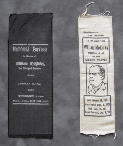 Two bookmarks with a portrait of william mckinley.
