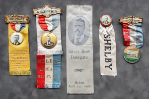 A group of ribbons and medals are shown.