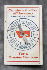 A book with a compass on the cover.