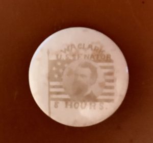 A button with an image of a man and the words " four hours."