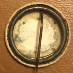 A close up of the inside of a button