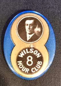 A button with an image of a man in the middle.