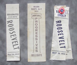 Roosevelt 1912 Convention ribbons            
