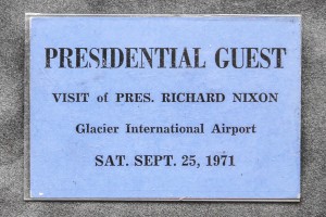 Nixon visit badge 1971          
