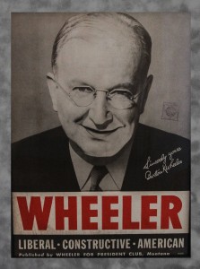 Wheeler for president 1940          