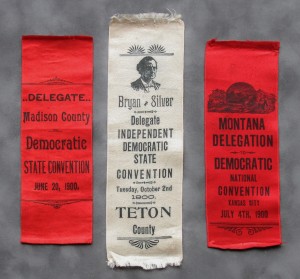 Ribbons from Daly's Independent Democratic Party          